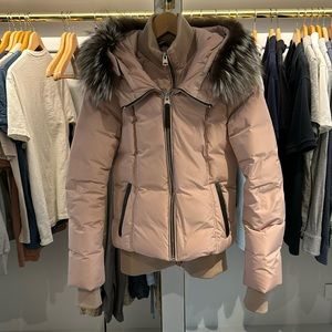 Mackage Rose Pink Down Puffer Jacket